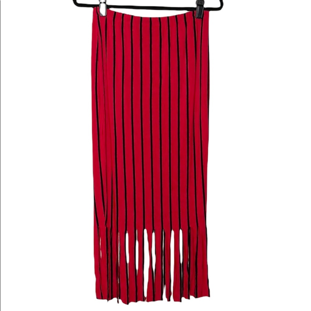 Vintage Zon Fringe Skirt